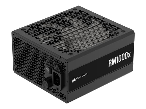 CORSAIR RMx Series RM1000x - Strømforsyning (intern) - ATX12V 3.1/ EPS12V - Cybenetics Gold - AC 100-240 V - 1000 watt - Europa Sort