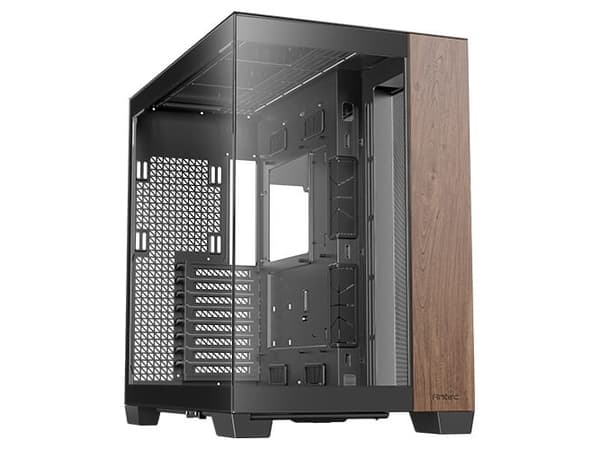 Antec C8 Wood, Full Tower, PC, Svart, Trä, ATX, EATX, ITX, micro ATX, Glas, Plast, Stål, Trä, 17,5 cm
