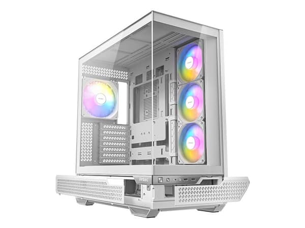 Antec C7 ARGB, Midi Tower, PC, Hvit, ATX, EATX, ITX, Micro ATX, Glass, Plast, Stål, 18 cm