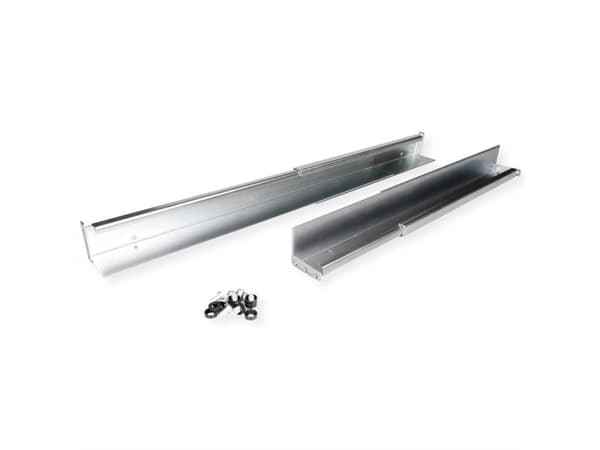 Roline 26.21.0114 19 tums skenor för nätverksskåp Aluminium (metallic)