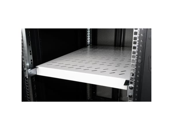 ROLINE 26.21.0278, Rackhylle, Grå, Stål, 50 kg, 1U, 48,3 cm (19")