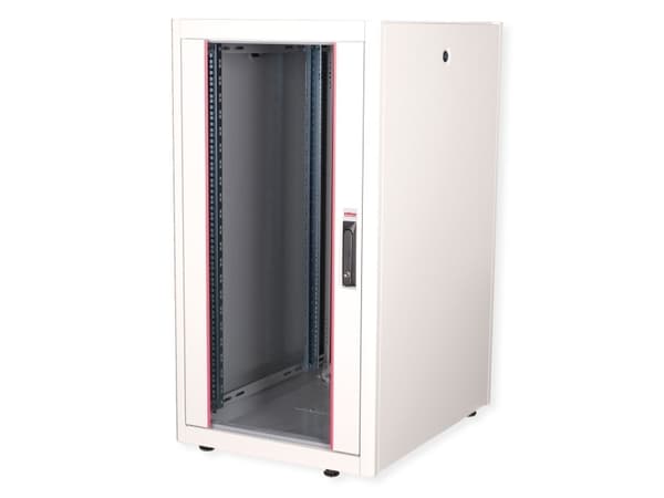 ROLINE 26.21.0032, Fristående rack, 22U, 600 kg, Kuggskenor, Justerbara fötter, 51 kg