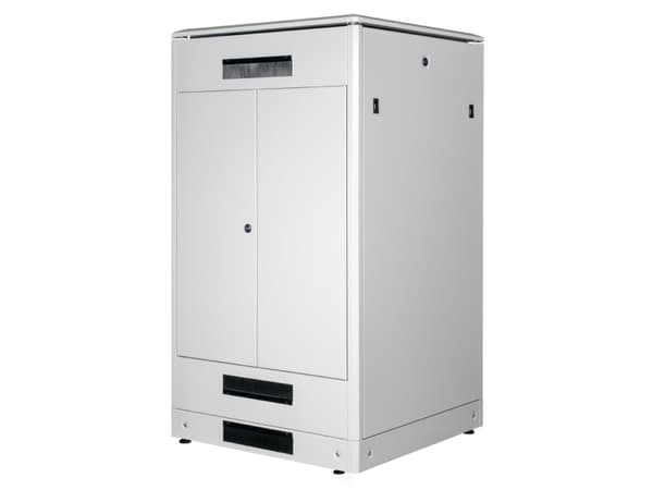 ROLINE 19 tuuman verkkokaappi Pro 26 U 800x800 WxD lasiovi harmaa (26.21.0055)