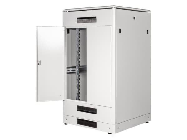 ROLINE 19 tuuman verkkokaappi Pro 26 U 800x800 WxD lasiovi harmaa (26.21.0055)