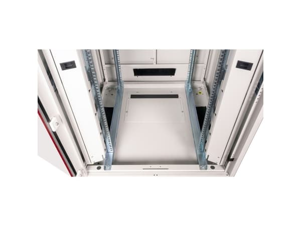 ROLINE 19 tuuman verkkokaappi Pro 26 U 800x800 WxD lasiovi harmaa (26.21.0055)