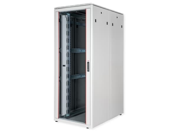 ROLINE 26.21.0065, Fristående rack, 42U, 600 kg, Kuggskenor, Justerbara fötter, 150,6 kg