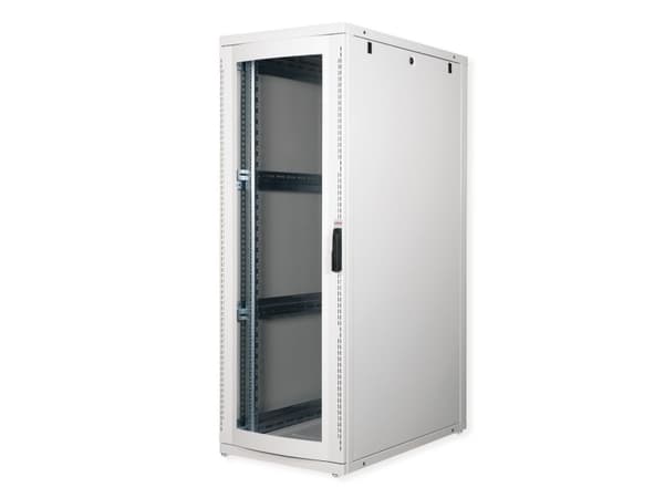 ROLINE 26.21.0153, Fristående rack, 36U, 1000 kg, Justerbara fötter, 88,5 kg, Grå