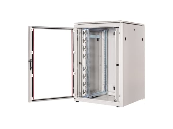ROLINE 26.21.0051, Frittstående hylle, 22U, 600 kg, Rack skinner, Justerbare bein, 71,1 kg
