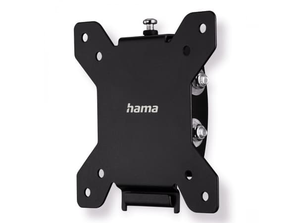 Hama 00220802, 66 cm (26"), 75 x 75 mm, 100 x 100 mm, -15 - 10°, teräs, musta