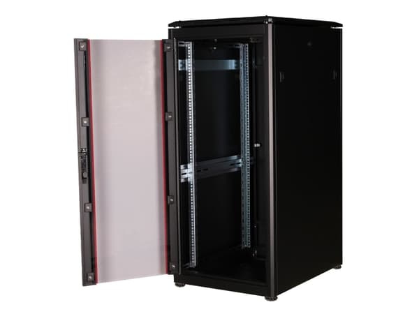 ROLINE 26.21.0222, Fristående rack, 26U, 600 kg, Kuggskenor, Justerbara fötter, 60,7 kg