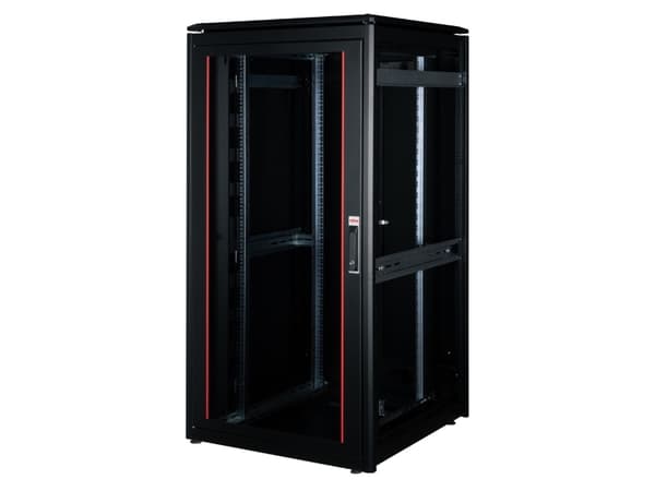 ROLINE 26.21.0227, Frittstående hylle, 32U, 600 kg, Rack skinner, Justerbare bein, 90,2 kg
