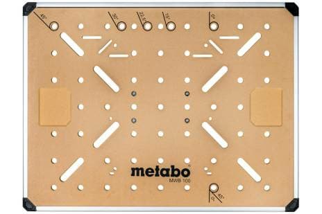 Metabo MWB 100, Beige, Metallisk, Tre, Rektangulær form, 4 ben, H-ben, 710 mm