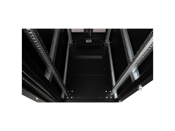 ROLINE 19-tuumainen palvelinhylly 36 U, 600x1000 WxD musta perspex-levy