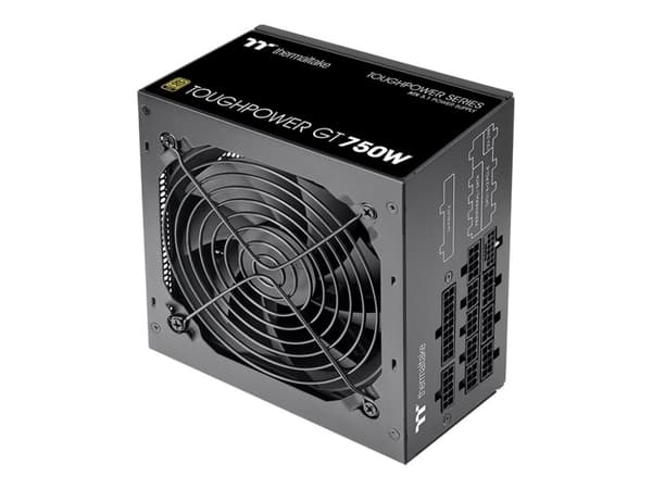 Thermaltake ToughPower GT 750W - Strømforsyning (intern) - ATX12V 3.1/ EPS12V - 80 PLUS Gold - AC 100-240 V - 750 watt - aktiv PFC - svart