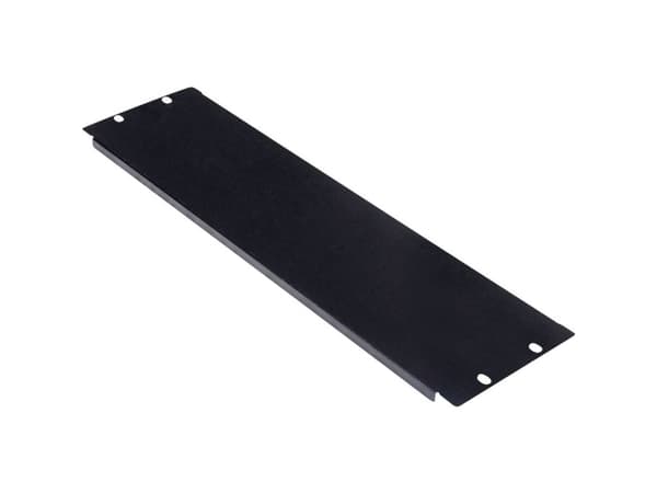 ROLINE 26.21.0095, Blankt panel, Sort, Stål, 3U, 480 mm, 133 mm