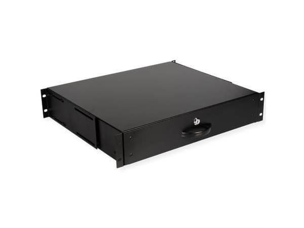 ROLINE 26.21.0269, Tastaturbrett, Sort, Stål, 2U, 485 mm, 400 mm