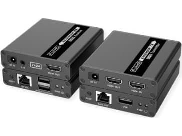VALUE KVM-utvidelse via TP, USB + HDMI (1080P@60Hz) + Audio, 70m (14.99.3042)