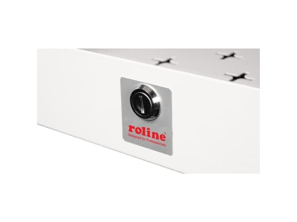 ROLINE 26.21.0015, Väggmonterad rack, 5U, 30 kg, Knapplås, Kuggskenor, 8,5 kg