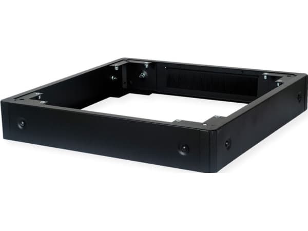 ROLINE 26.21.0240, Rackbase, Sort, Stål, 600 mm, 600 mm, 100 mm