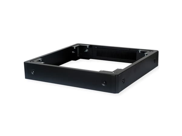 ROLINE 26.21.0240, Rackbase, Sort, Stål, 600 mm, 600 mm, 100 mm