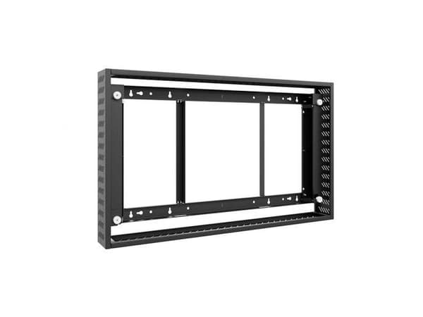 HAGOR - Monteringskomponent (cover set) - for flatpanel - plastikk - svart, RAL 9005 - skjermstørrelse: 55"