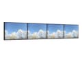 Miniatyrbild 2 av 5: HI-ND Videorow - Monteringssats - liggande - för 4x1 videovägg - skärmstorlek: 55" - väggmonterbar