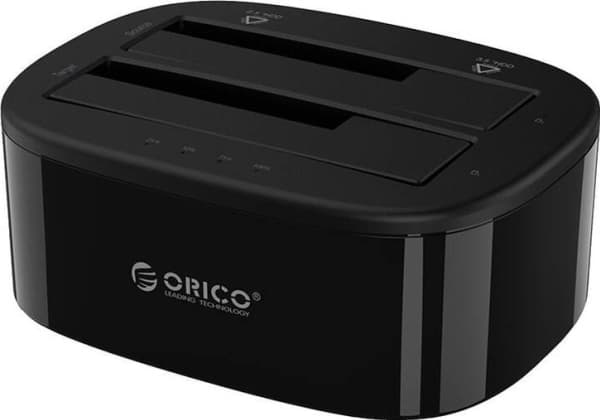Orico docking station for 2.5&quot; / 3.5&quot; HDD / SSD, 5Gbps, USB-C to USB-C/A with cloning function (black)