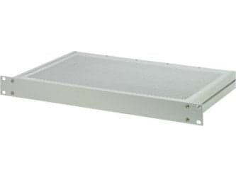 SCHROFF MultipacPRO 19 skåp, aluminium, perforerad topp och botten, 2 HE, 340 mm