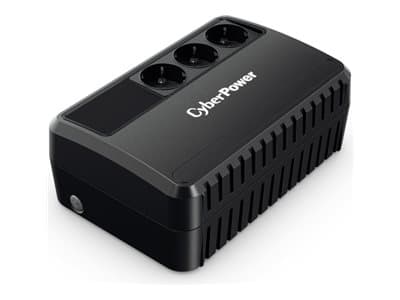 CyberPower BU650EG - UPS - AC 230 V - 360 watt - 650 VA - enkeltfase - Sealed Lead Acid (SLA) - utgangskontakter: 3 - svart