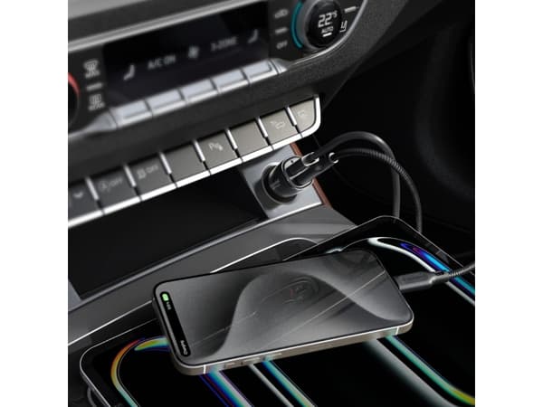 Ładowarka Spigen SPIGEN EV482 ARCSTATION ESSENTIAL CAR CHARGER 48W BLACK