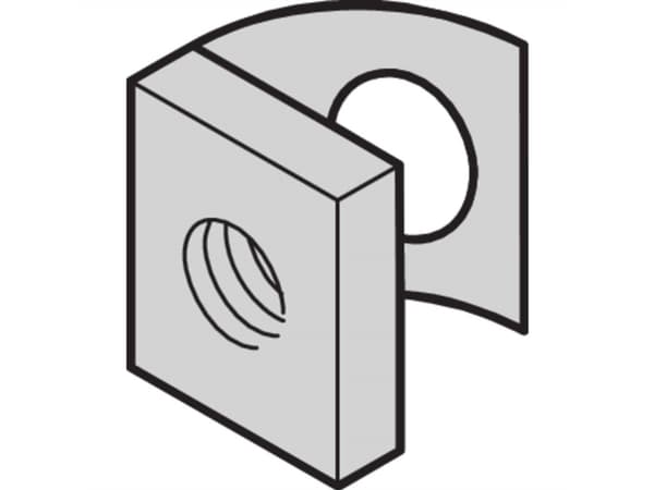 Schroff 21101-267, Montering Sett, Nickel, Nickel, 50 stykker