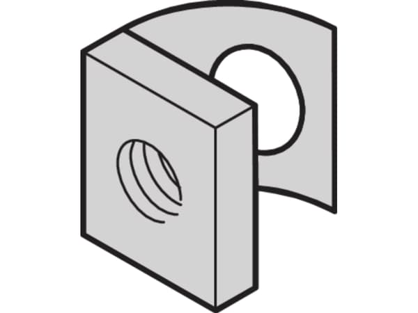 Schroff 21101-267, Montering Sett, Nickel, Nickel, 50 stykker