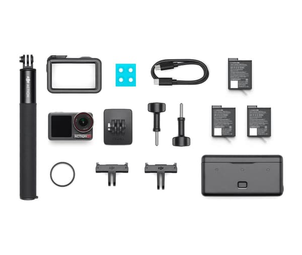 DJI - Osmo Action 5 Pro Adventure Combo - Action Camera Svart