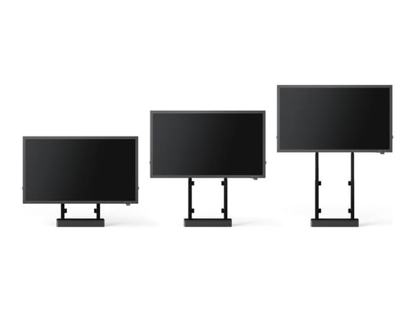 Vogel's RISE 2005 - Elektrisk lyft - för LCD-display - 50 mm/s, EU - svart - skärmstorlek: 65"-98" - montering golv till vägg