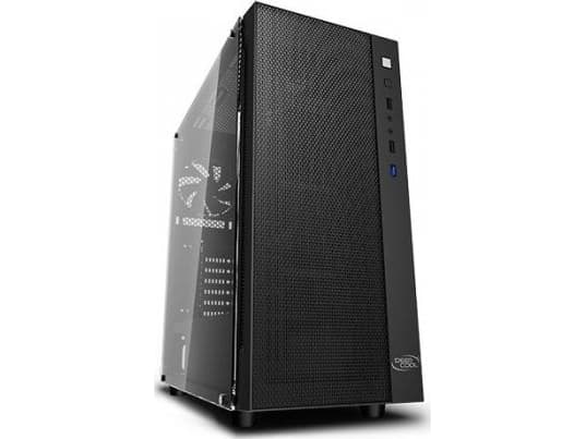 DeepCool MATREXX 55 MESH - Tower - ATX - genomskinlig sidopanel (härdat glas) - ingen strömförsörjning (ATX / PS/2) - USB/ljud