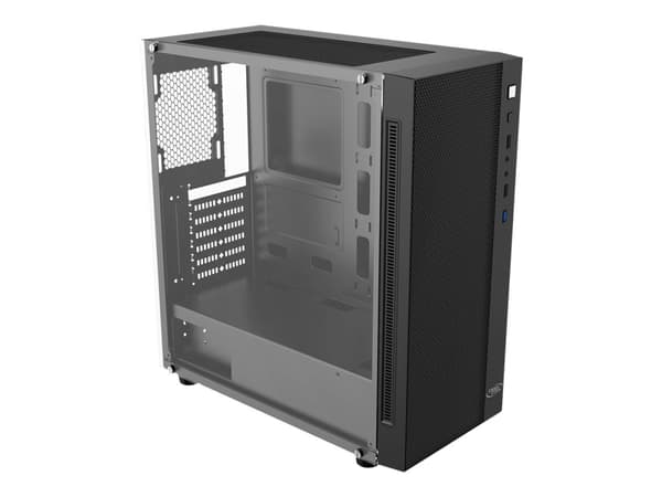 DeepCool MATREXX 55 MESH - Tower - ATX - genomskinlig sidopanel (härdat glas) - ingen strömförsörjning (ATX / PS/2) - USB/ljud Svart