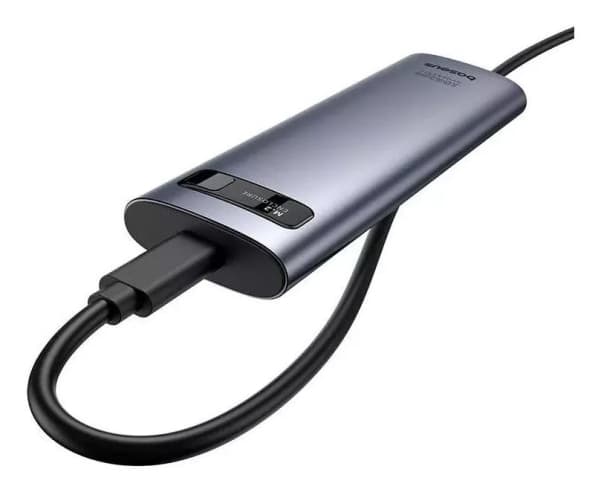 Baseus B00760600811-01, SSD-kabinett, M.2, M.2, 10 Gbit/s, USB-tilkobling, Grå