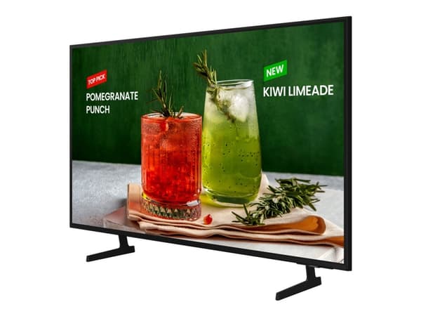 Samsung BE50D-H - 50" Diagonalklasse BED-H Series LED-bakgrunnsbelyst LCD TV - Crystal UHD - intelligent skilting - Smart TV - Tizen OS - 4K UHD (216 Sort
