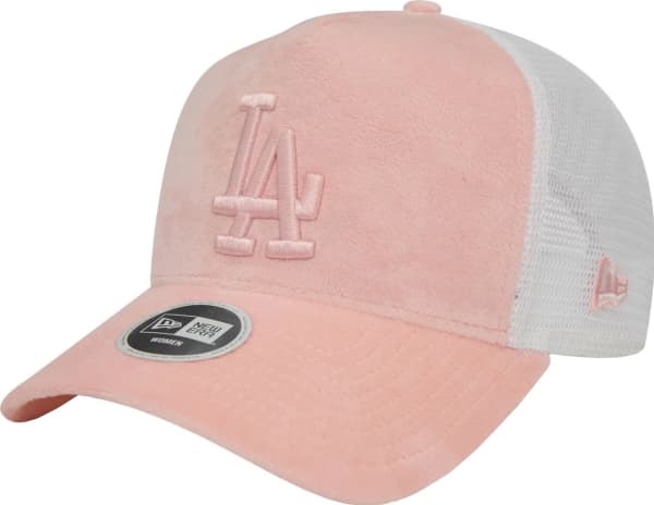 New Era New Era Wmns LA Dodgers Velour Trucker Cap 60435011 Różowe OSFM