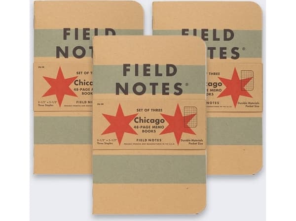 New Era Notes Field Notes Chicago Edition Kratka 3 szt.