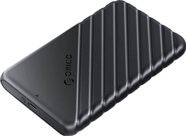 Orico 2,5" HDD/SSD-kotelo, 6 Gbps, USB-C 3.1 Gen1 (musta)