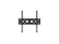 Miniatyrbilde 2 av 3: EDBAK FSM100 - Monteringssett (veggmontering) - fast - for flatpanel - svart - skjermstørrelse: 32"-55"