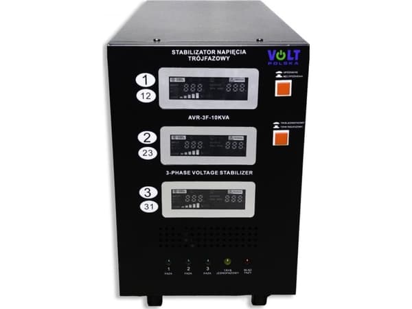 Voltin kolmivaiheinen jännitevakaaja AVR PRO 10000VA 3% SERVO 3-F