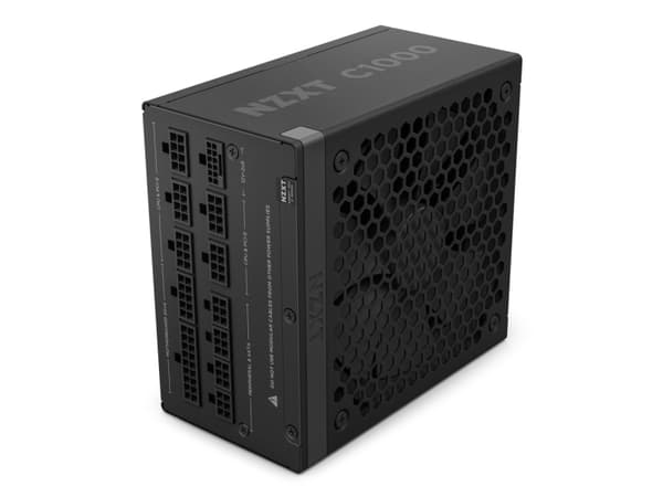 NZXT C-Series C1000 - Strømforsyning (intern) - ATX12V 3.1/ EPS12V 2.92 - 80 PLUS Gold - AC 100-240 V - 1000 watt - aktiv PFC - Europa - matt svart