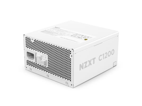 NZXT C-Series C1200 - Strømforsyning (intern) - ATX12V 3.1/ EPS12V 2.92 - 80 PLUS Gold - AC 100-240 V - 1200 watt - aktiv PFC - Europa - matt hvit