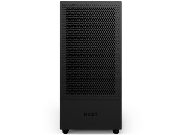 NZXT H series H5 Flow - Mid tower - utökad ATX - genomskinlig sidopanel (härdat glas) - ingen strömförsörjning - svart - USB/ljud
