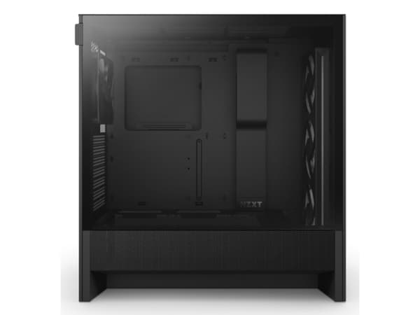 NZXT H5 Flow RGB - Mid tower - utökad ATX - genomskinlig sidopanel (härdat glas) - ingen strömförsörjning (ATX) - svart - USB/ljud