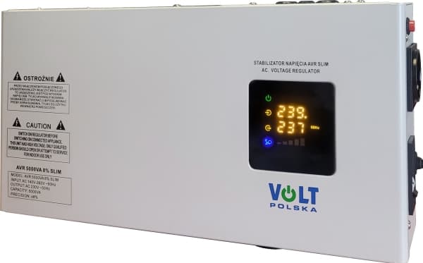 VOLT POLSKA Stabilisator napięcia AVR 5000VA 8% SLIM