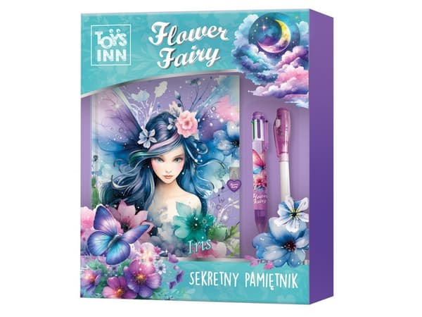 Flower Fairy Iris hengelås dagbok 9377 STNUX