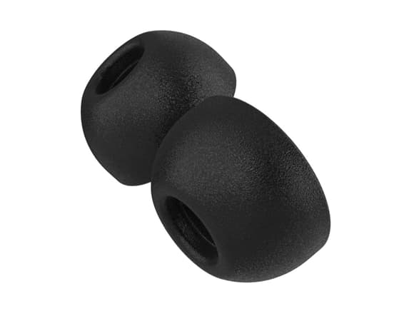 FIXED Plugs Pro - Øretipssett for trådløse hodetelefoner - svart - for Apple AirPods